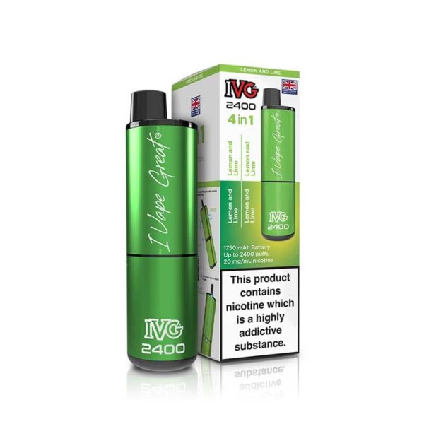 IVG 2400 4in1Lemon And Lime Prefilled Pod Vape Kit