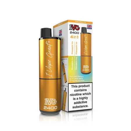 IVG 2400 4in1Pineapple Ice Prefilled Pod Vape Kit