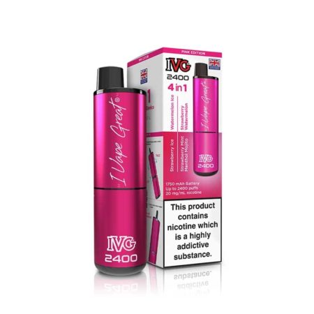 IVG 2400 4in1Pink Edition Prefilled Pod Vape Kit