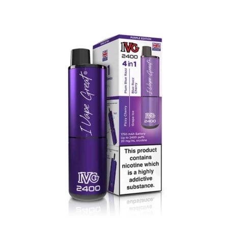 IVG 2400 4in1Purple Edition Prefilled Pod Vape Kit