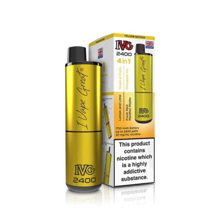 IVG 2400 4in1Yellow Edition Prefilled Pod Vape Kit