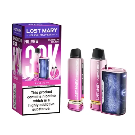 Lost Mary NERA 30K Strawberry Ice Vape Kit