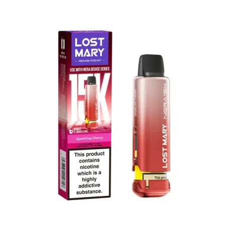 LOST MARY NERA Sparkling Cherry 15K PRE-FILLED PODS