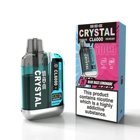SKE Crystal CL6000 Blue Razz Lemonade Prefilled Pod Vape Kit