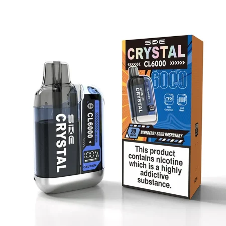SKE Crystal CL6000 Blueberry Sour Respberry Prefilled Pod Vape Kit