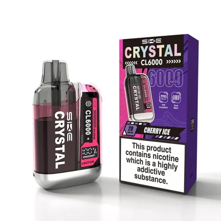 SKE Crystal CL6000 Cherry Ice Prefilled Pod Vape Kit