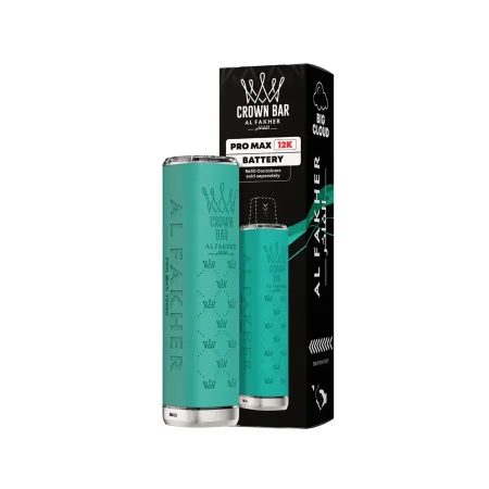 Al Fakher Crown Bar Pro Max 12K Teal Device