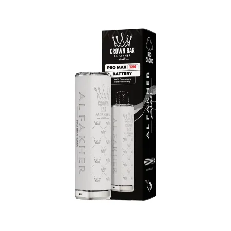 Al Fakher Crown Bar Pro Max 12K White Device