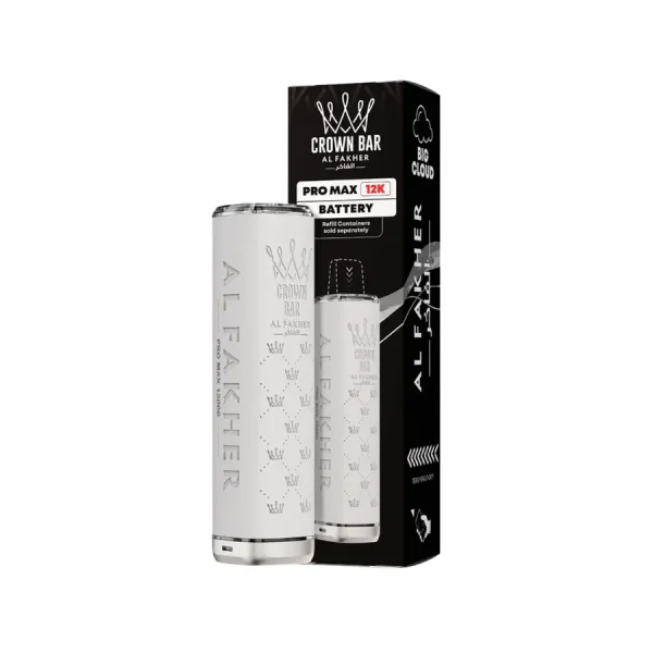 Al Fakher Crown Bar Pro Max 12K White Device
