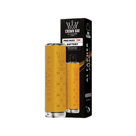 Al Fakher Crown Bar Pro Max 12K Yellow Device