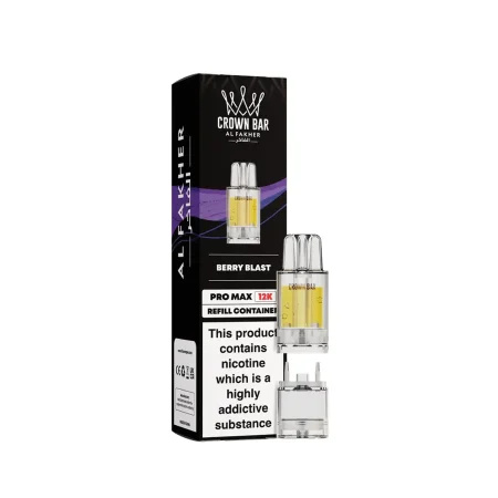 Al Fakher Crown Bar Pro Max 12K Berry Blast Refill Pods