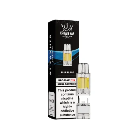 Al Fakher Crown Bar Pro Max 12K Blue Blast Refill Pods