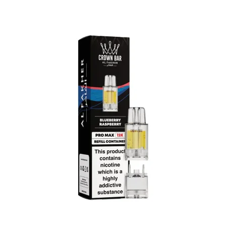 Al Fakher Crown Bar Pro Max 12K Blueberry Respberry Refill Pods