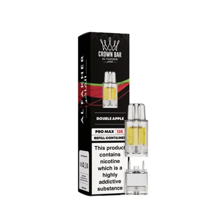 Al Fakher Crown Bar Pro Max 12K Double Apple Refill Pods