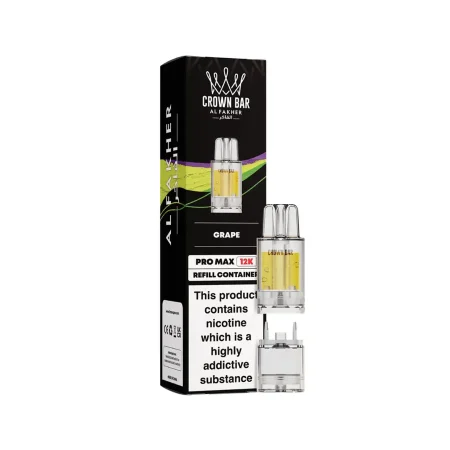 Al Fakher Crown Bar Pro Max 12K Grape Refill Pods