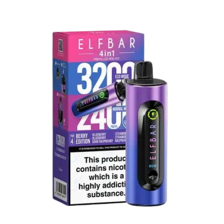 Elf Bar 4-in-1 Prefilled Berry Edition Vape Kit