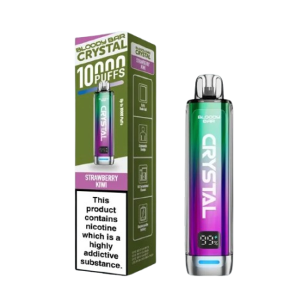 Bloody Bar Crystal 10K Strawberry Kiwi Prefilled Vape Kit
