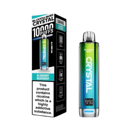 Bloody Bar Crystal 10K Blueberry Respberry Prefilled Vape Kit