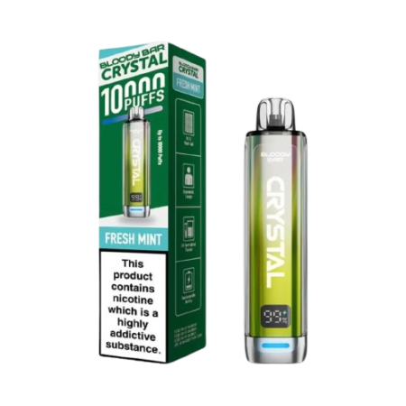 Bloody Bar Crystal 10K Fresh Mint Prefilled Vape Kit