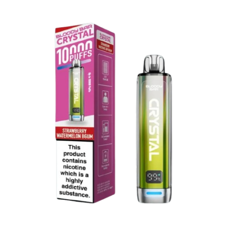 Bloody Bar Crystal 10K Strawberry Watermelon Bgum Prefilled Vape Kit