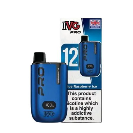 IVG Pro 12 Prefilled 10k Blue Respberry Ice Vape Kit