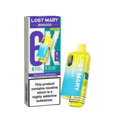 Lost Mary BM6000 Blue Razz Lemonade