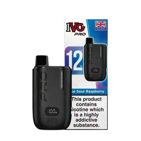IVG Pro 12 Prefilled 10k Blue Sour Respberry Vape Kit