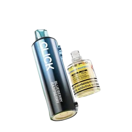 Pyne Pod Click Blueberry Respberry Prefilled Pod + Refill Container