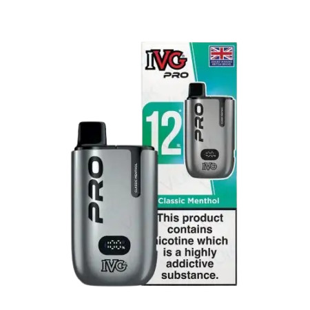 IVG Pro 12 Prefilled 10k Classic Menthol Vape Kit