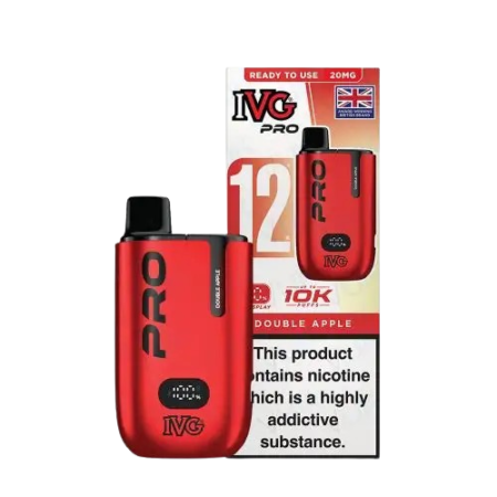 IVG Pro 12 Prefilled 10k Double Apple Vape Kit
