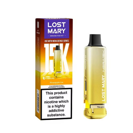 LOST MARY NERA Pineapple Ice 15K PRE-FILLED PODS