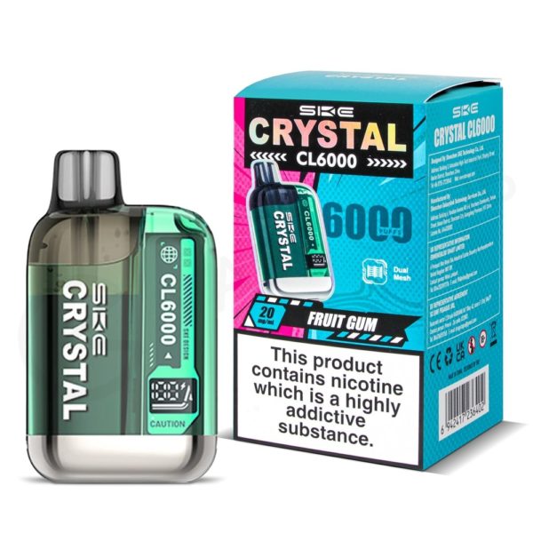 SKE Crystal CL6000 Fruit Gum Prefilled Pod Vape Kit
