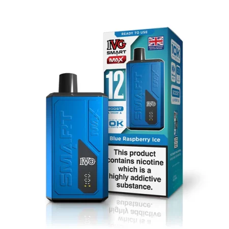 IVG Smart Max 10K Blue Respberry Ice Vape Kit
