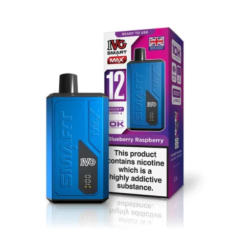 IVG Smart Max 10K Blueberry Respberry Vape Kit