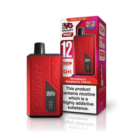 IVG Smart Max 10K Strawberry Respberry Cherry Vape Kit