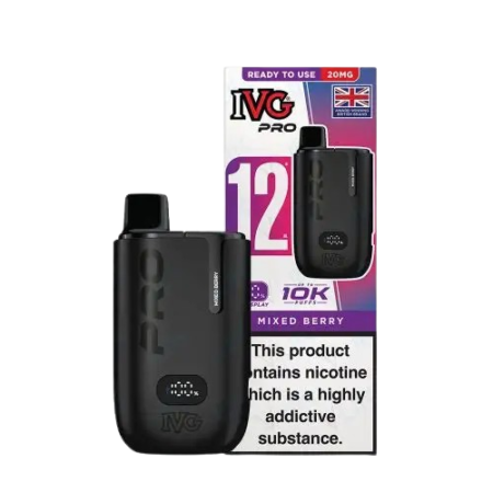 IVG Pro 12 Prefilled 10k Mixed Berry Vape Kit