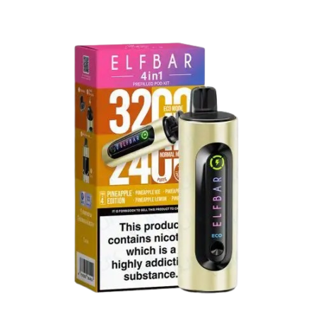 Elf Bar 4-in-1 Prefilled Pineapple Edition Vape Kit