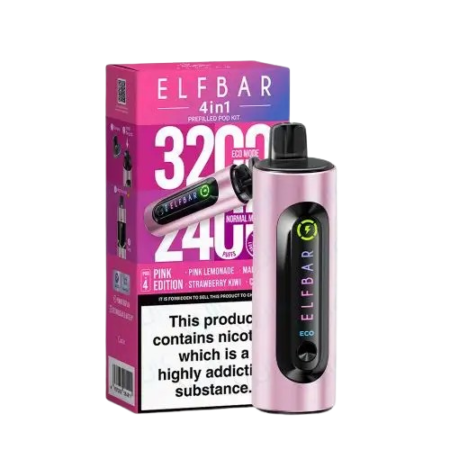 Elf Bar 4-in-1 Prefilled Pink Edition Vape Kit