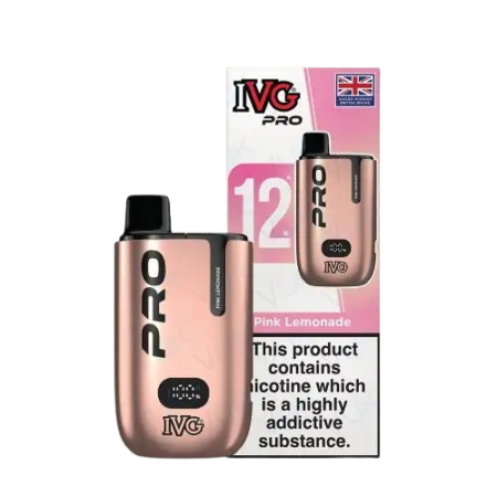 IVG Pro 12 Prefilled 10k Pink Lemonade Vape Kit