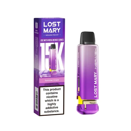 LOST MARY NERA Summer Grape 15K PRE-FILLED PODS