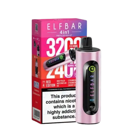 Elf Bar 4-in-1 Prefilled Red Edition Vape Kit