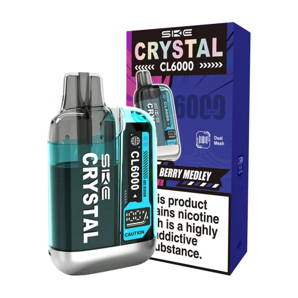 SKE Crystal CL6000 Berry Medley Prefilled Pod Vape Kit