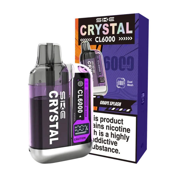 SKE Crystal CL6000 Grapes Splash Prefilled Pod Vape Kit