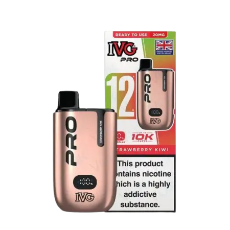 IVG Pro 12 Prefilled 10k Strawberry Kiwi Vape Kit