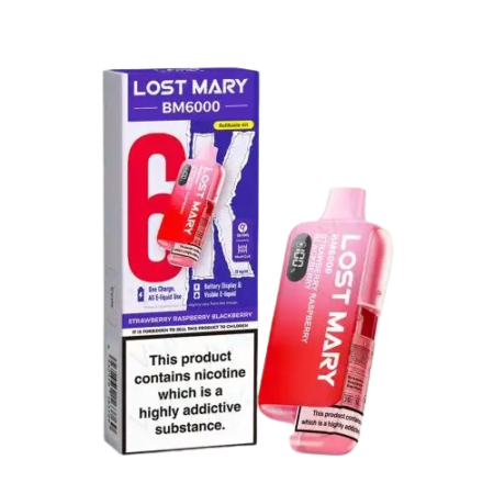 Lost Mary BM6000 Strawberry Respberry Blackberry