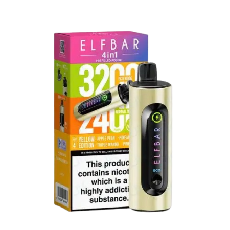 Elf Bar 4-in-1 Prefilled Yellow Edition Vape Kit