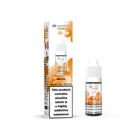 Bru Ice Nic Salt E-Liquid by Hayati Pro Max 10ml