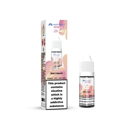 Juicy Peach Nic Salt E-liquid by Hayati Pro Max 10ml