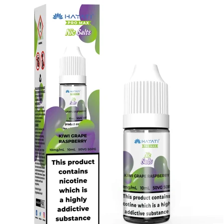 Kiwi Grape Raspberry Nic Salt E-Liquid by Hayati Pro Max 10ml