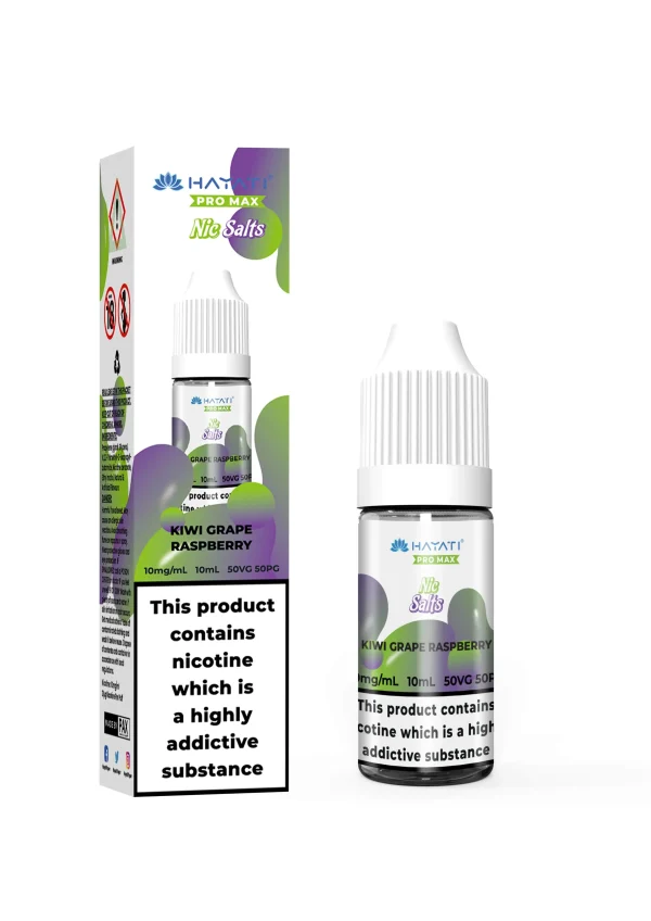 Kiwi Grape Raspberry Nic Salt E-Liquid by Hayati Pro Max 10ml